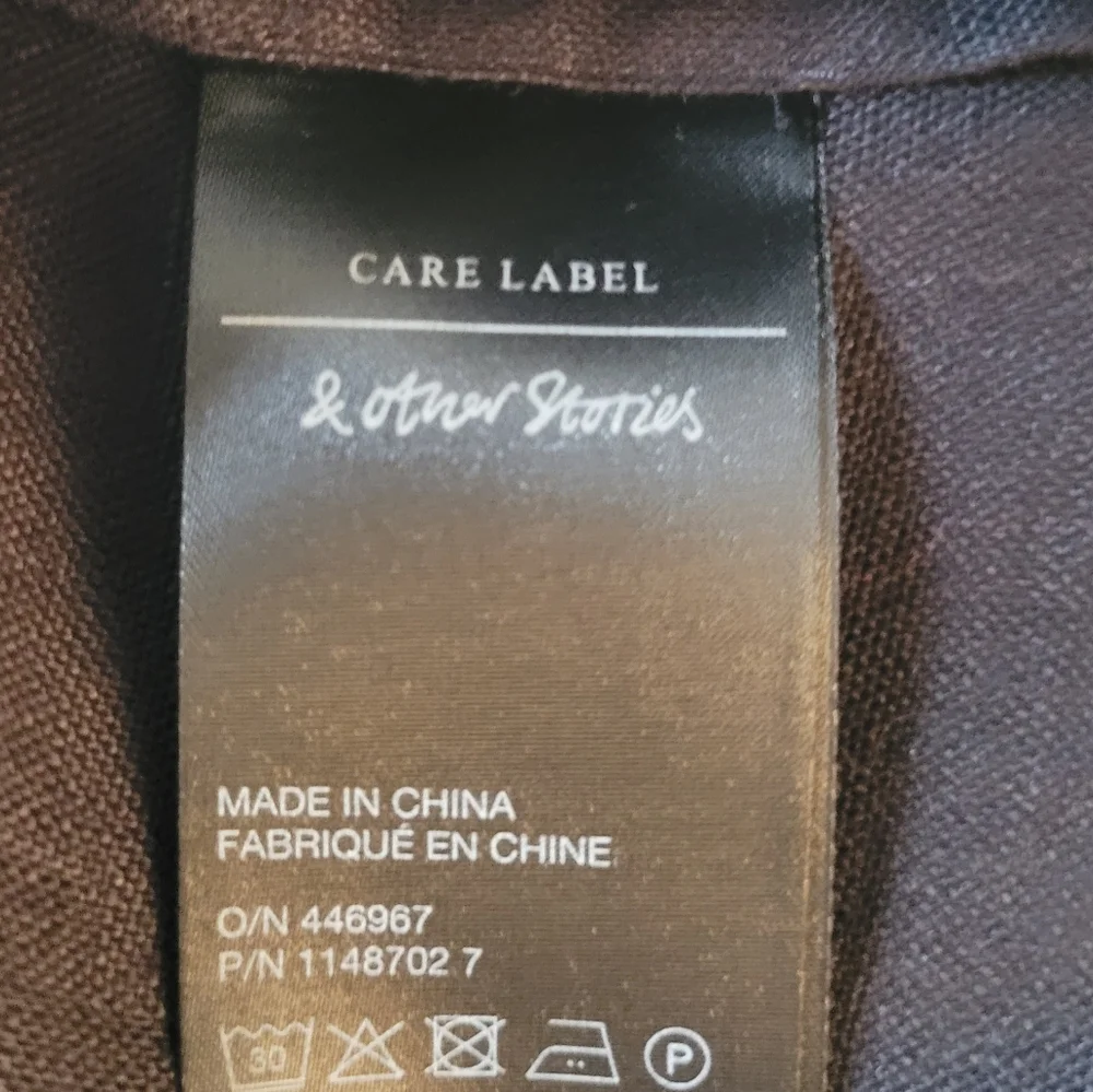 & OTHER STORIES wrap linen skirt. NWT. Size: 12 - Picture 8 of 9